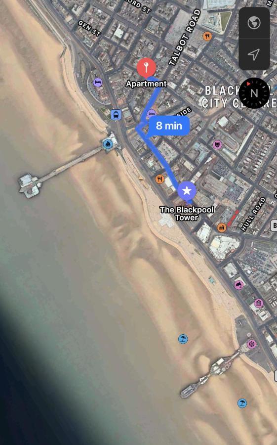 Peaky Blinders Apartment 5 Min Walk To Blackpool Tower Sleeps Up To 14 Luaran gambar